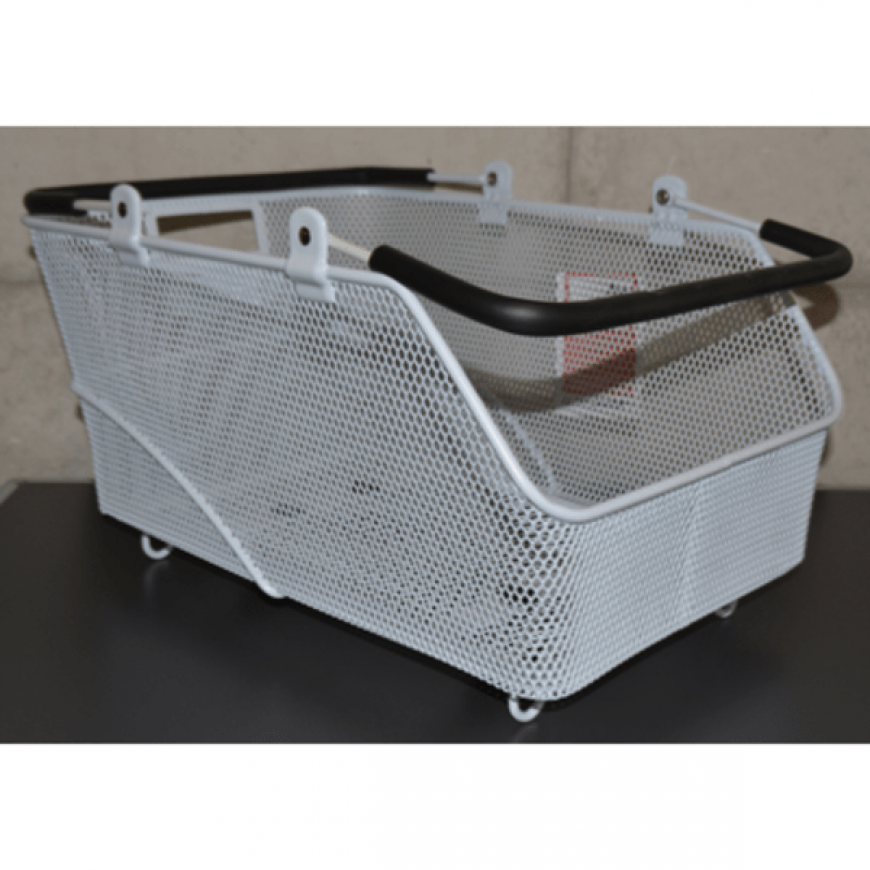 Krepšys su rankenomis i-Rack II baltas metalinis Krepšys su rankenomis i-Rack II baltas metalinis