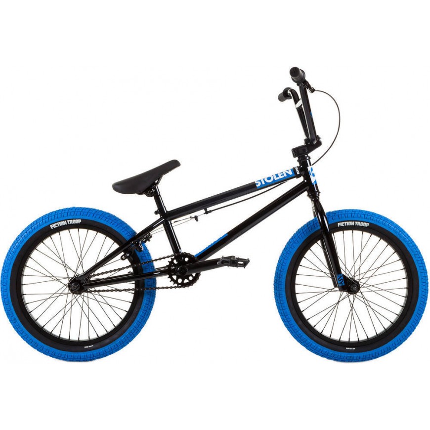 Dviratis Stolen Agent 18'' BMX Black/blue Dviratis Stolen Agent 18'' BMX Black/blue