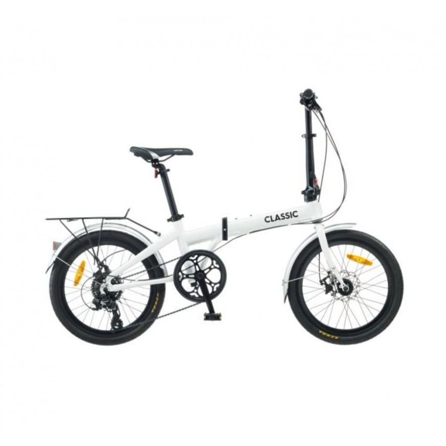SULANKSTOMAS DVIRATIS 20" CLASSIC COMPACT 8SP EQ BALTAS SULANKSTOMAS DVIRATIS 20" CLASSIC COMPACT 8SP EQ BALTAS