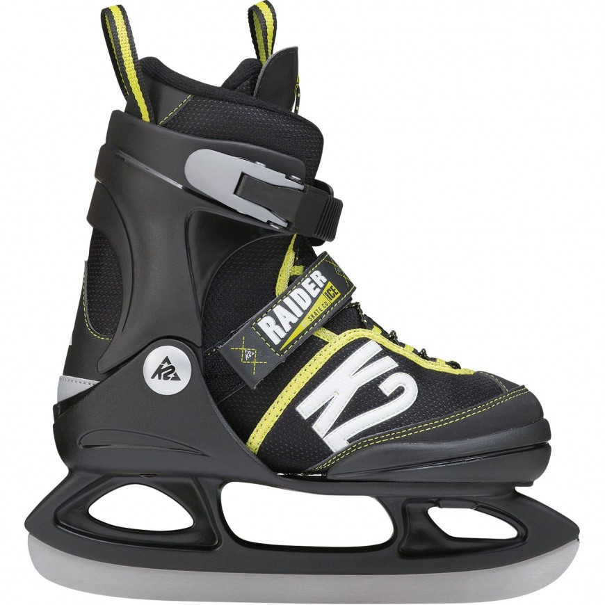 Pačiūžos K2 Raider Black/White/Yellow