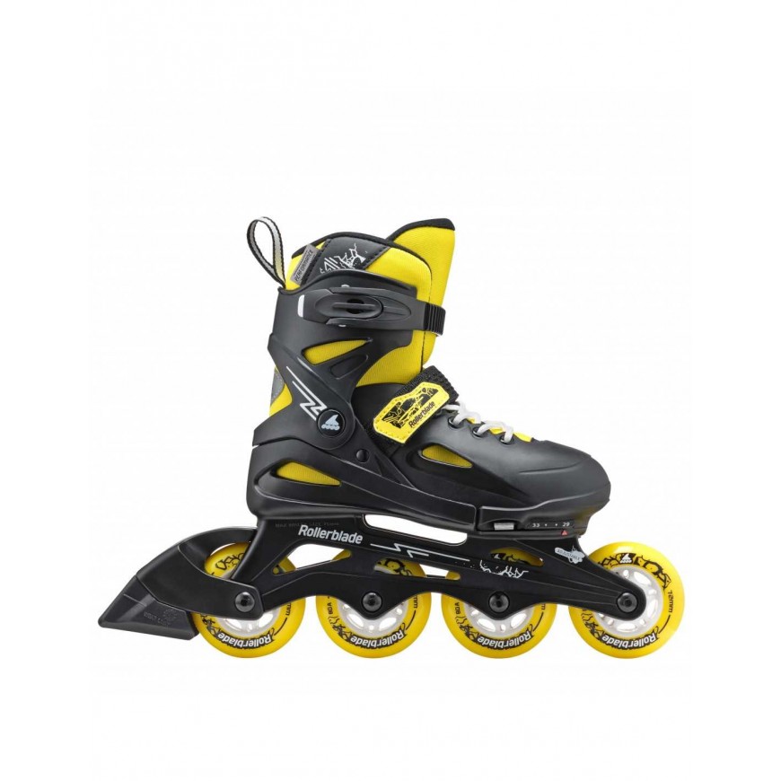Riedučiai Rollerblade black/yellow Riedučiai Rollerblade black/yellow