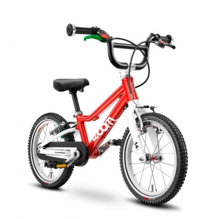 Vaikiškas dviratis WOOM 2 14" RED